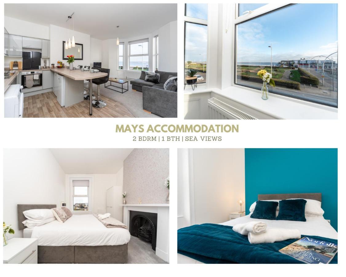 Sea Views Stunning 2 Bedroom Apartment # 로웨스터프 외부 사진