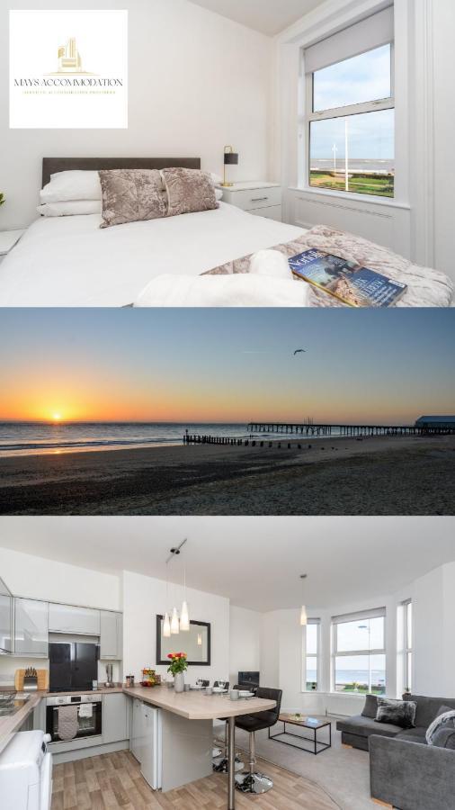 Sea Views Stunning 2 Bedroom Apartment # 로웨스터프 외부 사진